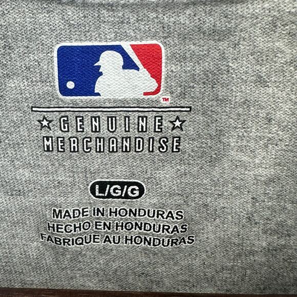 Pittsburgh Pirates MLB T-Shirt Gray Black Logo Womens Large Baseball Fan Gear - Picture 3 of 5